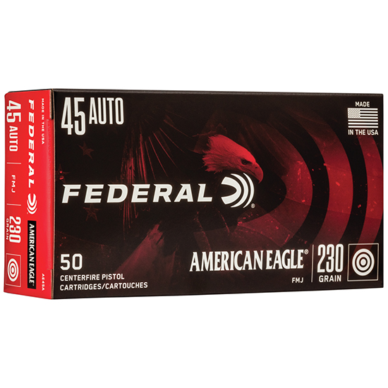 FED AMERICAN EAGLE 45ACP 230GR FMJ 50/20 - Sale